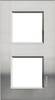 LEGR BTicino Light Rahmen LNA4802M2ACS STAHL 2x2-modulig LNA4802M2ACS