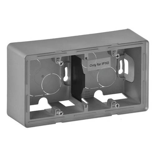 Legrand Aufputzgehäuse Valena Life Allure Aluminium 754212 1 St.