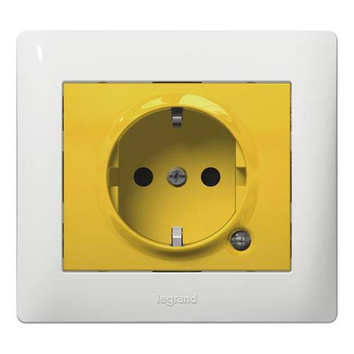 Legrand Steckdose Galea / Pro21 Gelb 771047 1 St.