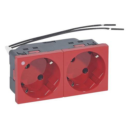 Legrand Steckdose Mosaic Rot 077291 1 St.