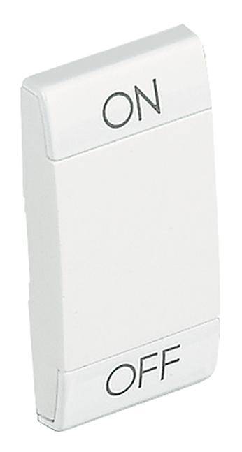BTicino N4911AGN LivingLight Symbolwippe 1M ON-OFF Weiß-0