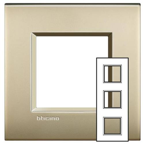 Legrand Rahmen Living&Light Gold LNE4802M3OF 1 St.