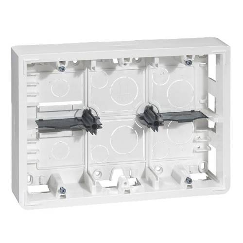 Legrand Aufputzgehäuse Mosaic Weiß 080276 1 St.