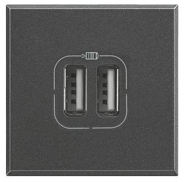Legrand   USB-Steckdose Axolute Anthrazit HS4287C2 1 St.