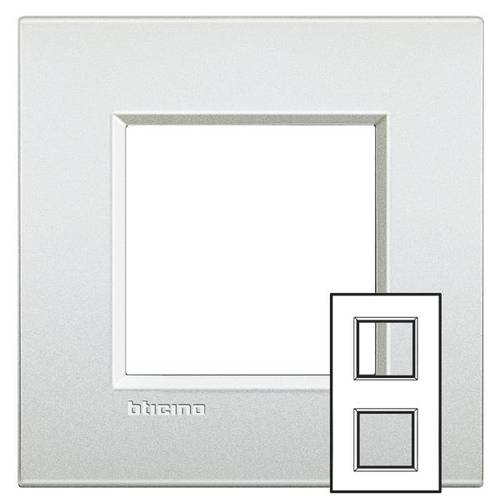 Legrand Rahmen Living&Light Weiß LNE4802M2PR 1 St.