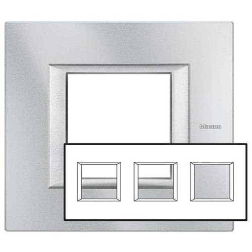 Legrand 3fach Rahmen Axolute Grau HA4802M3HHC 1 St.