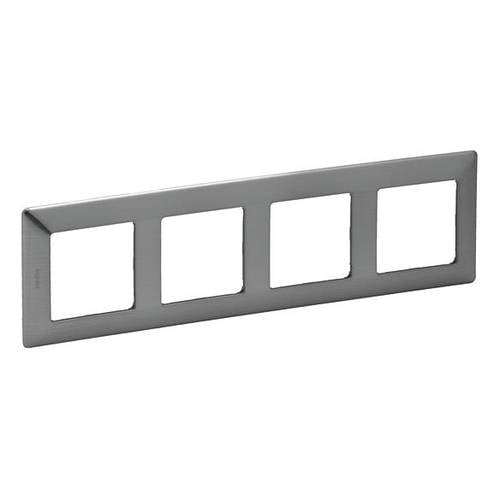Legrand Rahmen Valena Life Allure Edelstahl 754154 1 St.