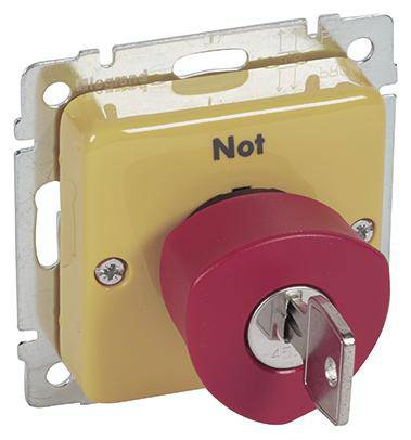 Sentiotec Notaus-Schalter für Sauna Notausschalter Notschalter für