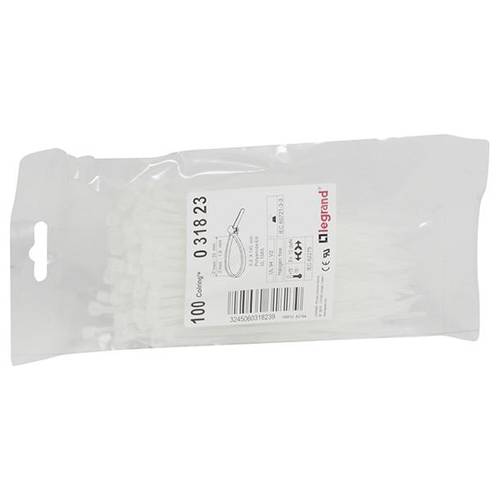 Legrand 031823 Legrand 031823 Kabelbinder 140 mm 3.5 mm Natur 1000 St.