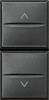 Legrand Jalousie-Schalter/-Taster Axolute Anthrazit HS4037 1 St.