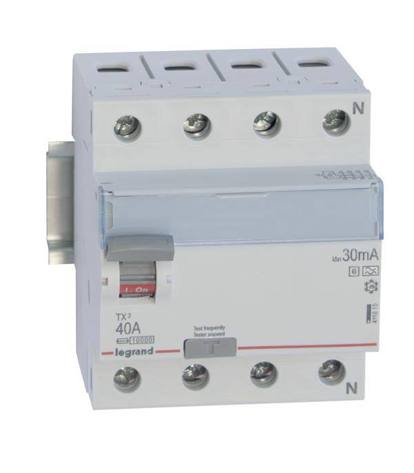 Legrand 411815 411815 FI-Schutzschalter  A    40 A  400 V