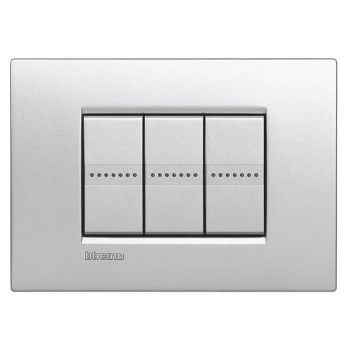 Legrand Rahmen Living&Light Aluminium LNC4803TE 1 St.