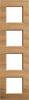 Legrand Rahmen Living&Light Holz LNA4802M4LNC 1 St.