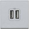 HC4287C2, 2x USB, Aluminium, 1,5 A, 57 g