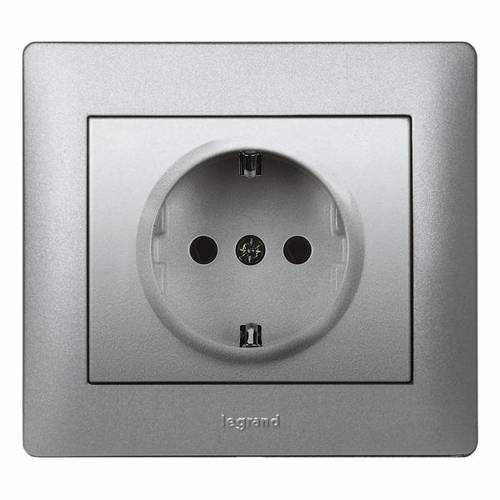 Legrand Steckdose Galea / Pro21 Aluminium 771364 1 St.