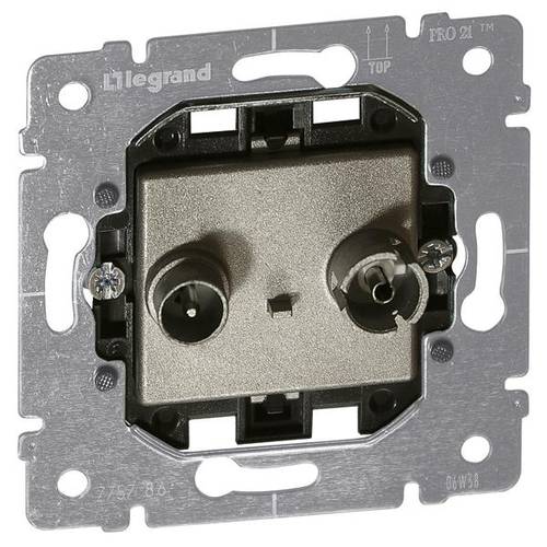 Legrand TV-, Radio-Steckdose Galea / Pro21 775786 1 St.