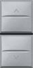 BTicino HC4037 Bticino HC4037 Rollladentaster 1-polig (NO) 1M