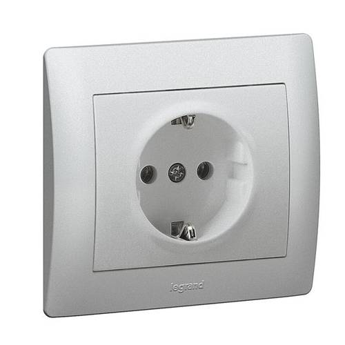 Legrand Steckdose Galea / Pro21 Aluminium 771362 1 St.