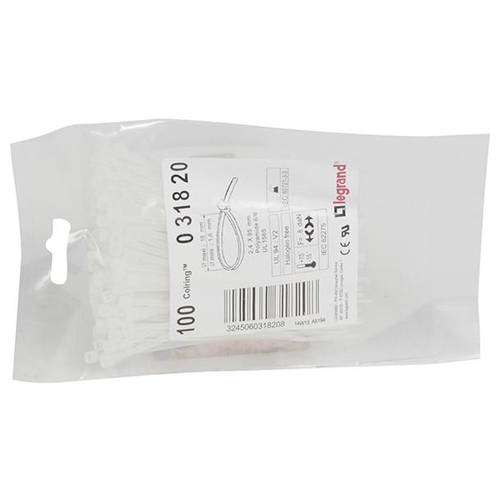 Legrand 031820 Legrand 031820 Kabelbinder 95 mm 2.40 mm Natur 2000 St.