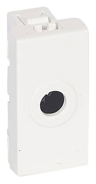 Legrand 077552 Kabelauslass 8mm 1-modulig Mosaic ultaweiß-0