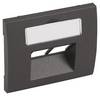 Legrand Abdeckung RJ45 C5 C6 mit Beschriftungsträger Galea dark bronze 771258