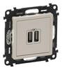 Legrand USB-Steckdose Valena Life Allure Beige 753212 1 St.