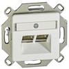 Legrand 775887 Datendose LSA-PLUS 2-fach m.8poligem Steckergesicht geschirmt