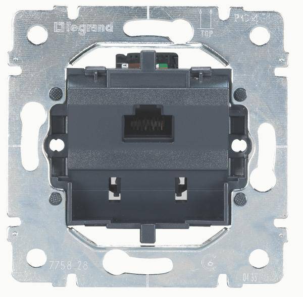 Legrand, DATENDOSE UTP RJ45 1-Fach KAT6, 775828-0