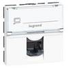 Legrand 076576 Datendose Kat.6a 1xRJ45 geschirmt STP 2M Mosaic weiß