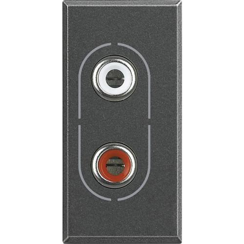 Legrand Cinch-Anschlussdose Axolute Anthrazit HS4281 1 St.