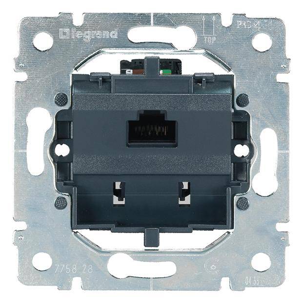Legrand Bticino Datenanschlussdosen 775767 Cat6 1fach geschirmt-0