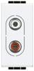 Legrand Cinch-Anschlussdose Living&Light Weiß N4281 1 St.