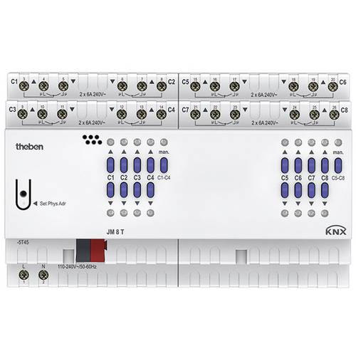 Theben 4940255 Jalousie-/Rollladenaktor JM 8 T KNX