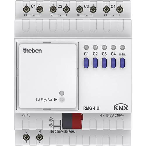 Theben 4930223 Schaltaktor RMG 4 U KNX