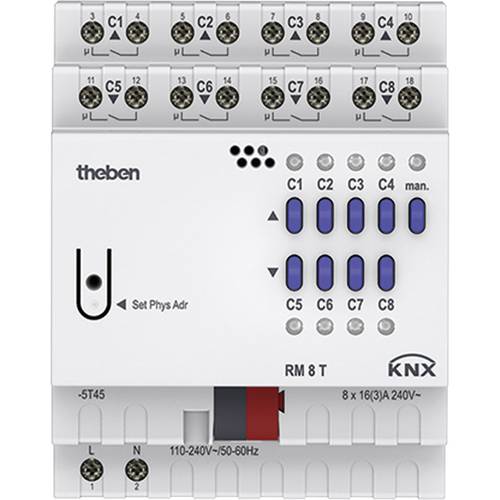Theben 4940200 Schaltaktor RM 8 T KNX