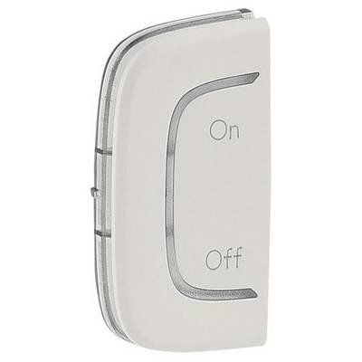 Lichtschalter mit zwei Positionen: 'On' (oben) und 'Off' (unten). Designed für einfache Bedienung.