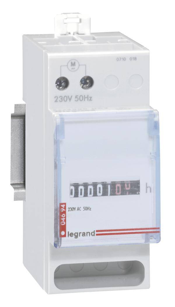 LEGRAND - 004694 Betriebsstundenzähler Rex2000 HC2 2-modulig 230V 50Hz-0