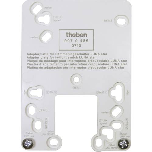 Theben 9070486 Adapterplatte Weiß