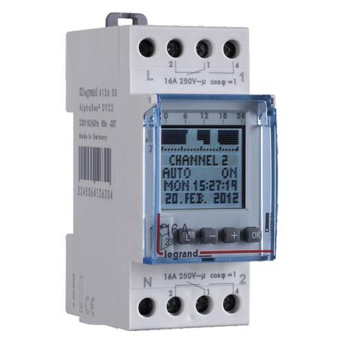 Legrand Legrand 412630 Hutschienen-Zeitschaltuhr digital 250 V