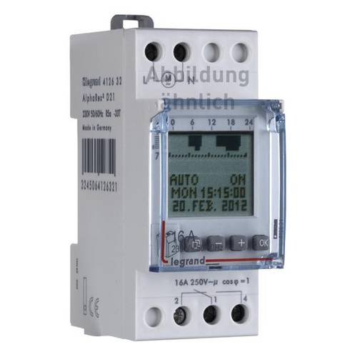 Legrand Legrand 412632 Hutschienen-Zeitschaltuhr digital 120 V