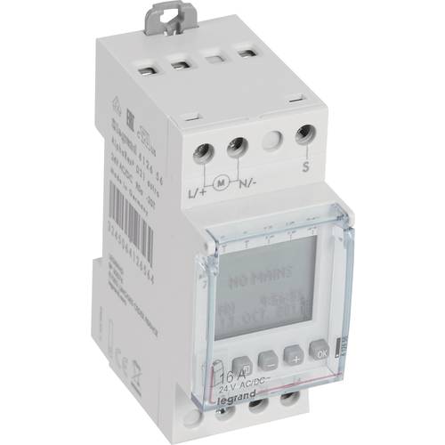 Legrand Legrand 412656 Hutschienen-Zeitschaltuhr digital 24 V