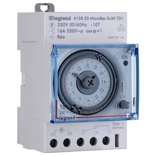 Legrand Legrand 412816 Hutschienen-Zeitschaltuhr analog 120 V