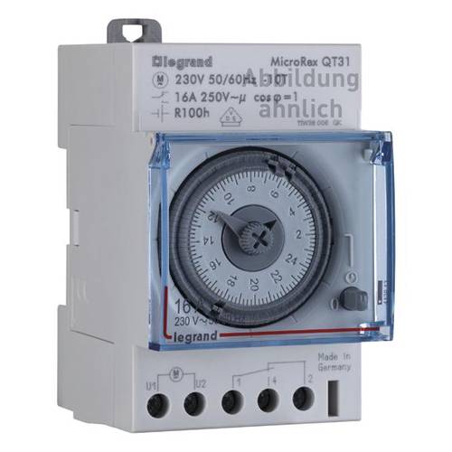 Legrand Legrand 412820 Hutschienen-Zeitschaltuhr analog 9 V