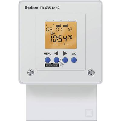 Elektronische Zeitschaltuhr mit Display und Tasten für Menü und Einstellungen. Zeigt aktuelle Uhrzeit und programmiertes Aus '10:54' an.