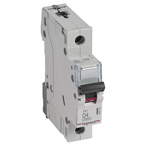 Legrand 403716 Legrand 403716 Leitungsschutzschalter 4 A 230 V/AC, 400 V/AC