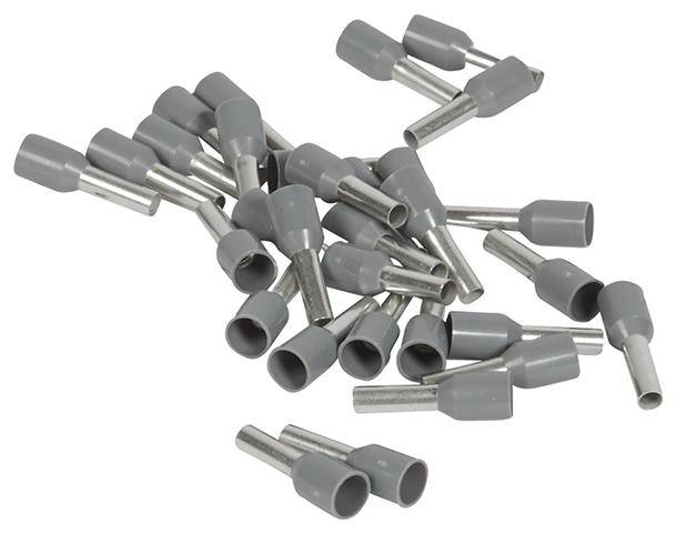 Legrand 037766 Aderendhülse 2.5 mm² Grau 1000 St.