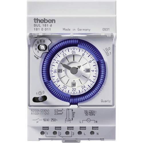 Theben SUL 181 d 24V Hutschienen-Zeitschaltuhr 12 V