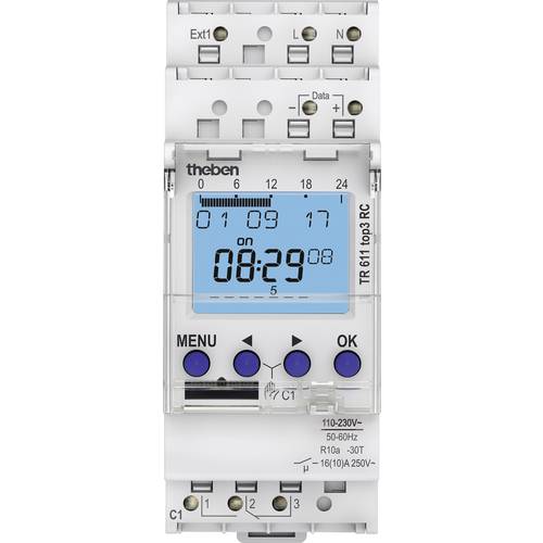 Theben TR 611 top3 RC Hutschienen-Zeitschaltuhr 230 V/AC