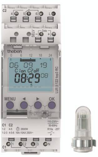 Theben LUNA 122 top3 RC AL Dämmerungsschalter 1 St. 230 V