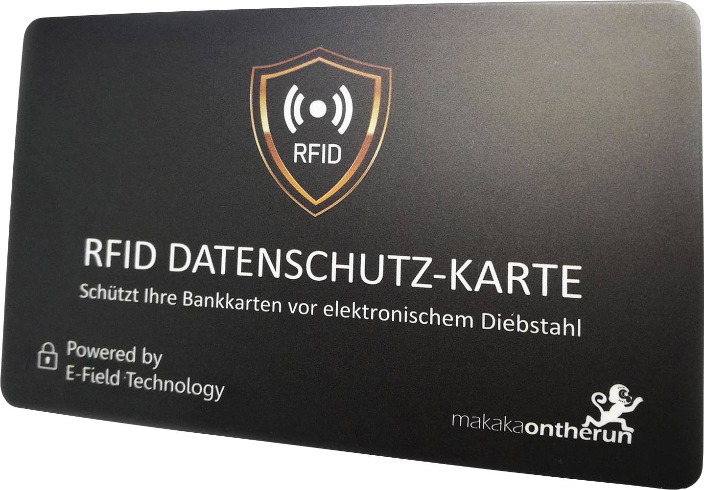 RFID Blocker NFC Schutzhülle EC Kartenhülle Schwarz Kreditkarte Scheckkarte
